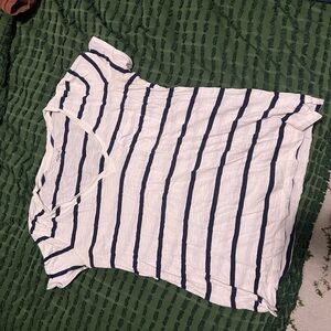 Striped V-Neck T-Shirt